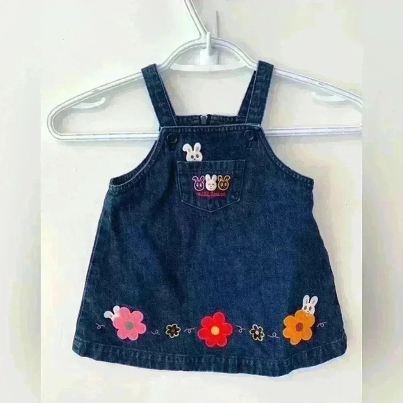 Miki House Other - Blue Embellished Ruffled Sundress